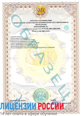 Образец сертификата соответствия (приложение) Новодвинск Сертификат OHSAS 18001